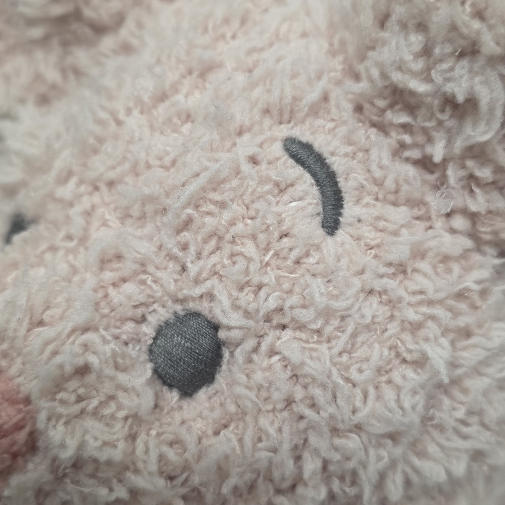 Barefoot Dreams Disney Winnie The Pooh Piglet With Scarf 8.5" Pink Plush - Picture 4 of 15